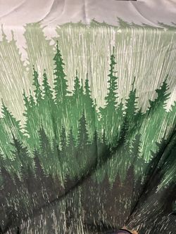 Free Used Fabric Shower Curtain