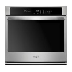 Whirlpool 30" Single Electric Stainless Self-Cleaning Wall Oven - New