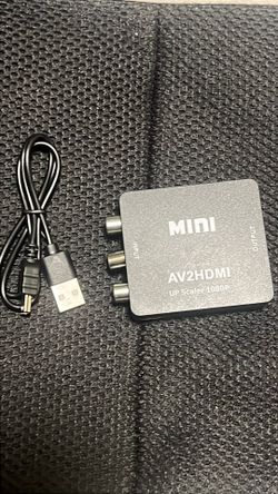 RCA AV to HDMI Adapter Converter cable AC BOX usb RCA to hdmi