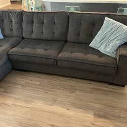 Ashley’s Furniture 2 Piece Sofa With Chase