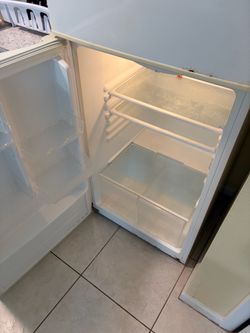 White Compact Refrigerator