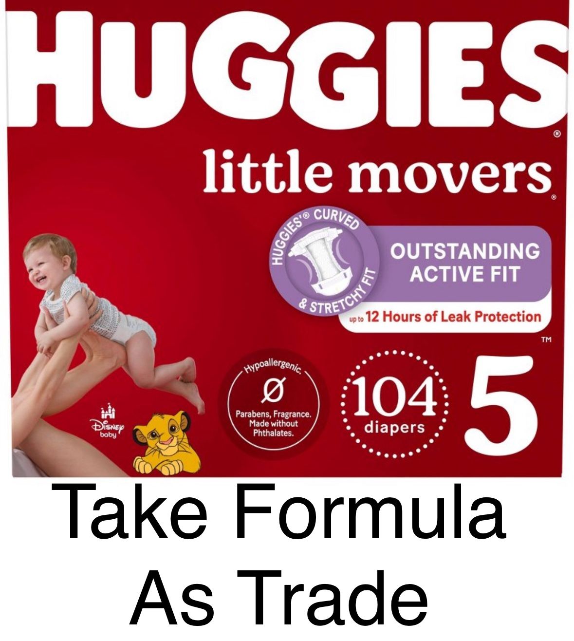 Huggies Little Movers Size 5 Diapers Pañales 