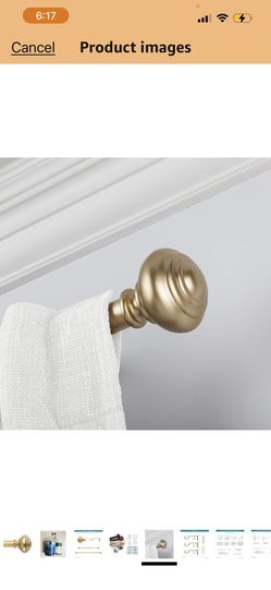 🪟✨ Snug Set Gold Curtain Rod 36–72” Adjustable No-Tool Install 💫🏡  📍 Pickup Location: s. Durango & 215 near IKEA  Description: Brand new Snug Set 