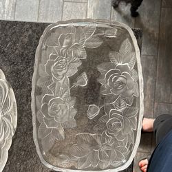 Rose Crystal Tray