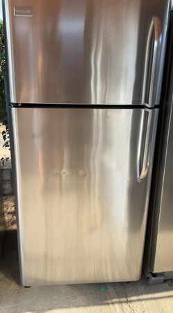 Frigidaire Top Mount Stainless Steel Refrigerator
