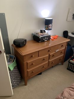 Amazing deal for 2 pieces of furniture - Solid Wood Bedroom Set