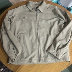 Columbia XCO Outdoor Waterproof Full-Zip Jacket - Men's Large - Beige/Tan