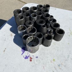 3/4 Drive Sockets Mostly Proto