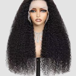 Human Hair Curly Wig