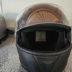 Motorcycle Modular Flat Black Helmet 