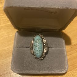 Vintage Gemstones Sterling Silver Rings 