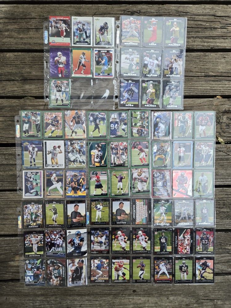 American football cards 70 pieces