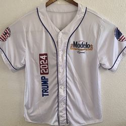 Trump/Modelo “Chillin Like a Felon” Jersey Size Large 
