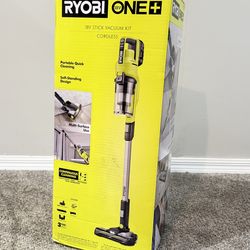 RYOBI ONE+ 18V STICK VACUUM KIT CORDLESS