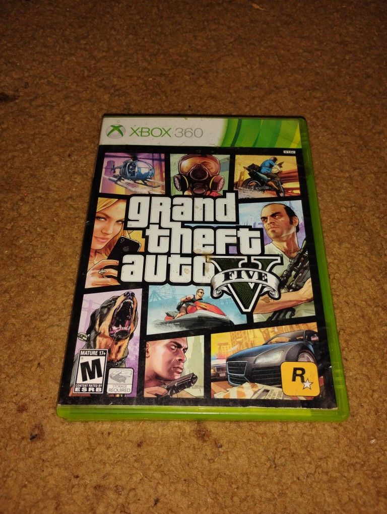 GTA V Xbox 360 Two Discs
