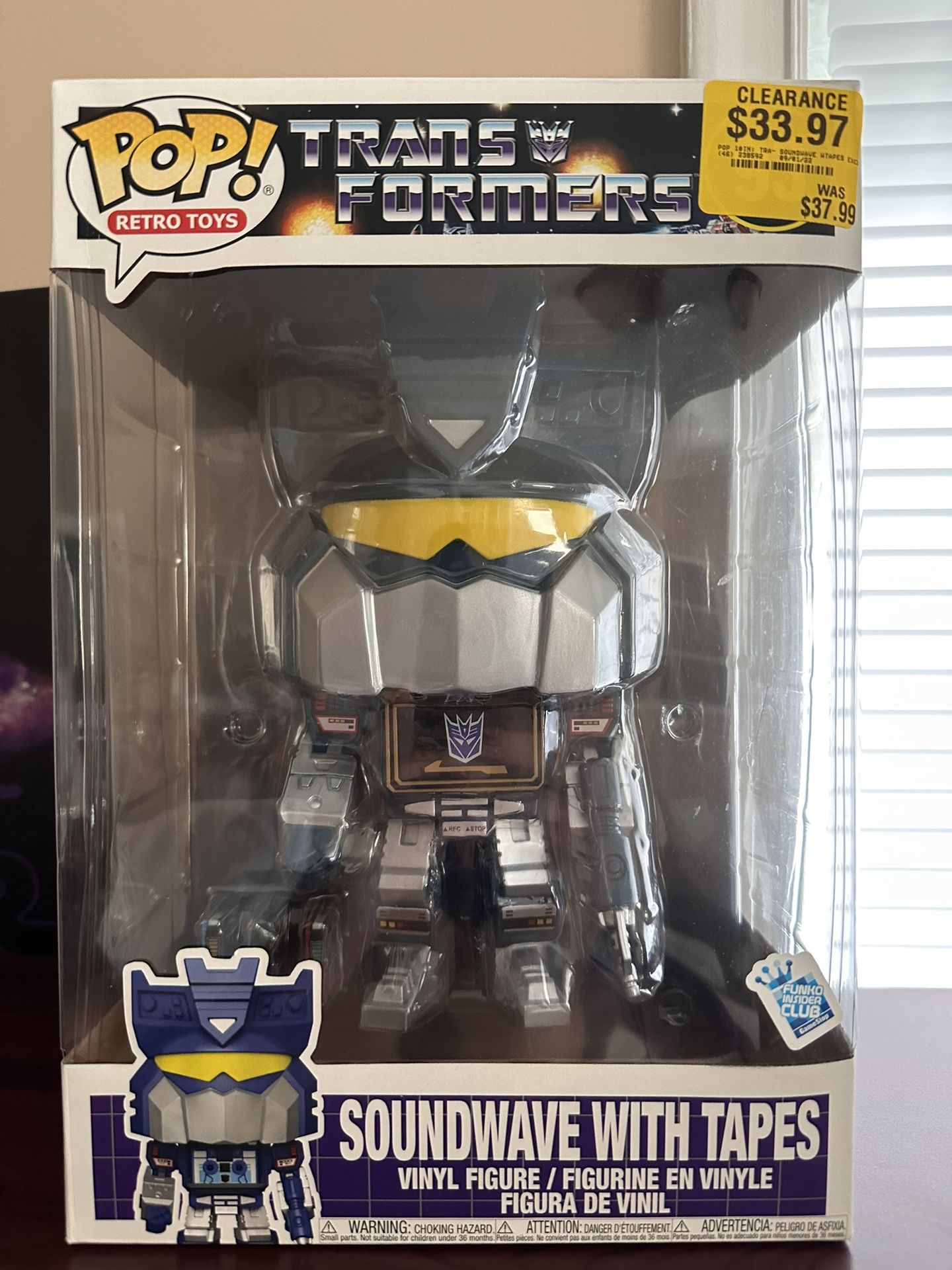 Funko Jumbo Soundwave With Tapes
