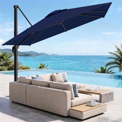 AreShark 10x13 FT Umbrella, Navy Blue