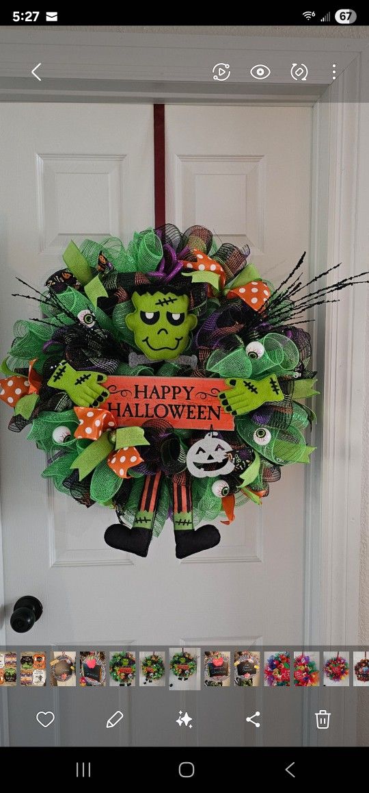 Frankenstein Wreath