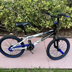 Kent Bicycles 20" Boy's Ambush BMX Child Bike, Black/Blue