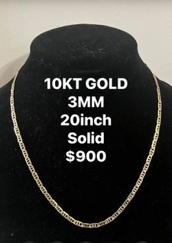 10KT GOLD CHAIN 20INCH