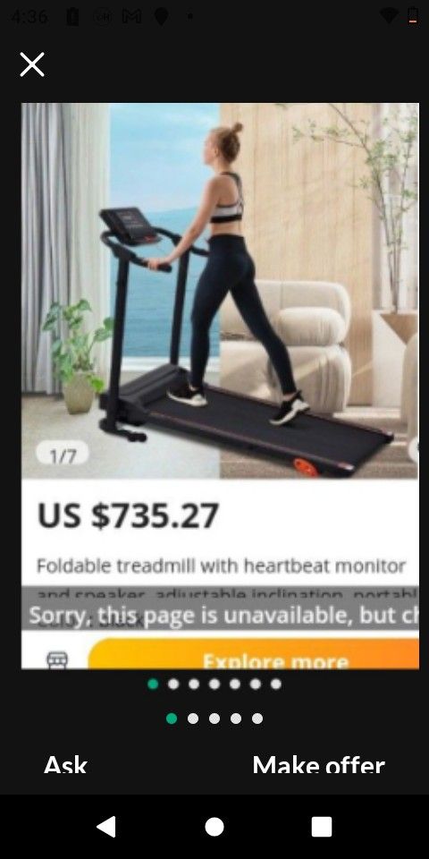 Running Equipment Fitness Equipment Exercise Equipment Brand New In The Box Foldable Treadmill Electric Treadmill