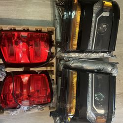 headlight and stop light silverado 2014-2018 original chevrolet gmc