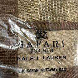 Brand New VINTAGE! Ralph Lauren Safari Getaway Bag (OBO)