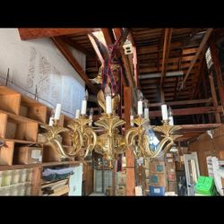 Brass Chandeliers 