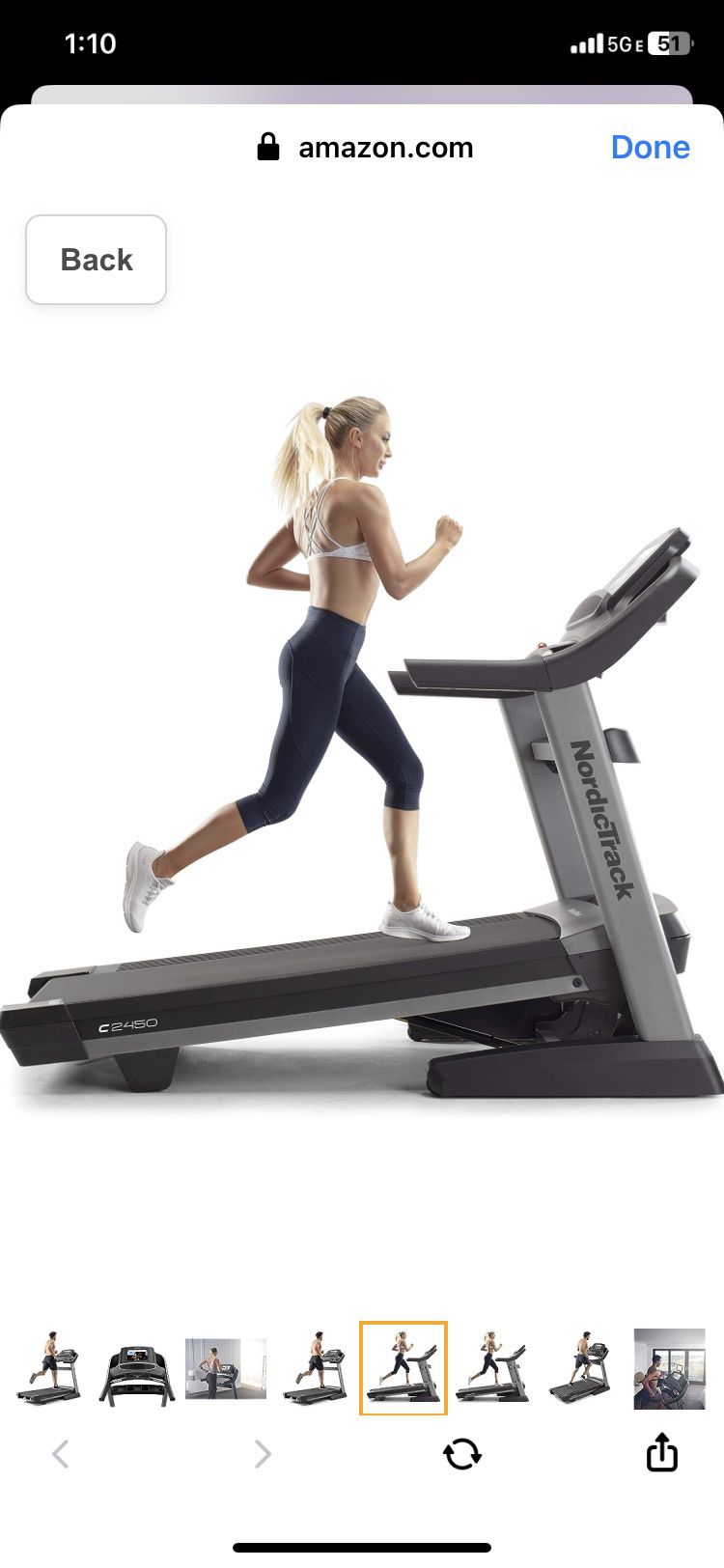 Nordictrack 1750 comical seriescomical series treadmill