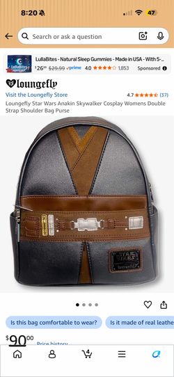 New Loungefly Star Wars Anakin Skywalker