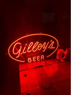Vintage Gilley’s Beer Neon Sign