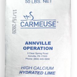 High calcium lime - 5. 50lb Bags
