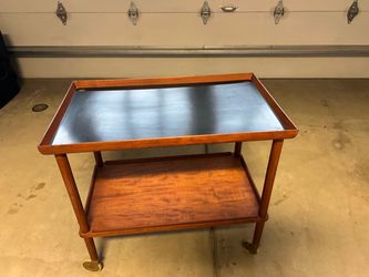 Mid-Century Modern Teak Bar Cart