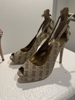 Guess Heels: Lookalike Burberry Shoe Size 7