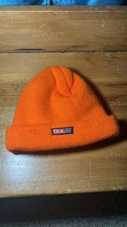T.E.K. Thermal Energy Knits Orange Beanie