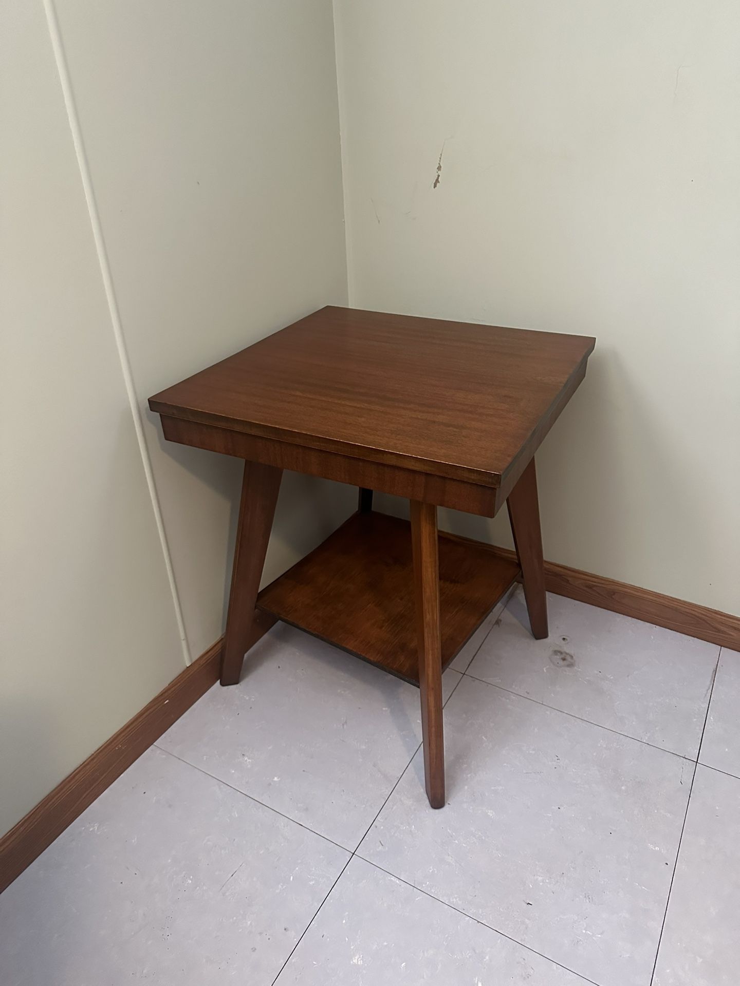 beautiful rotating wooden table