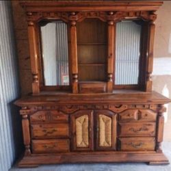 Beautiful Vintage  Wooden Dresser 
