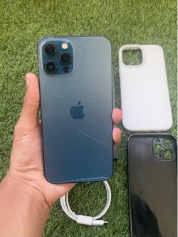 iPhone 12 Pro Max 128GB Blue Like New!