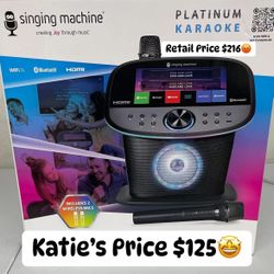 🎤 Singing Machine Platinum WiFi Karaoke System 🎶