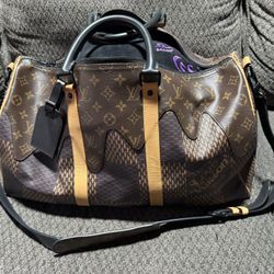 Louis Vuitton x Nigo Keepall Bandoulière 50 duffel bag