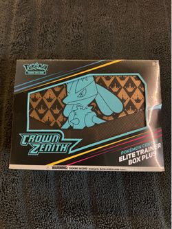 Pokemon Crown Zenith Pokemon Center Elite Trainer Box Plus ETB - New Sealed