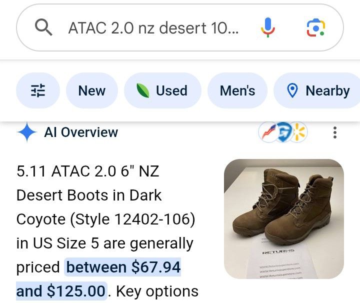 511 Tactical Boots (Tan)