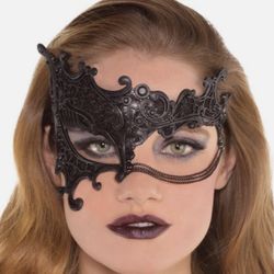 Masquerade Style Black Fantasy Mask