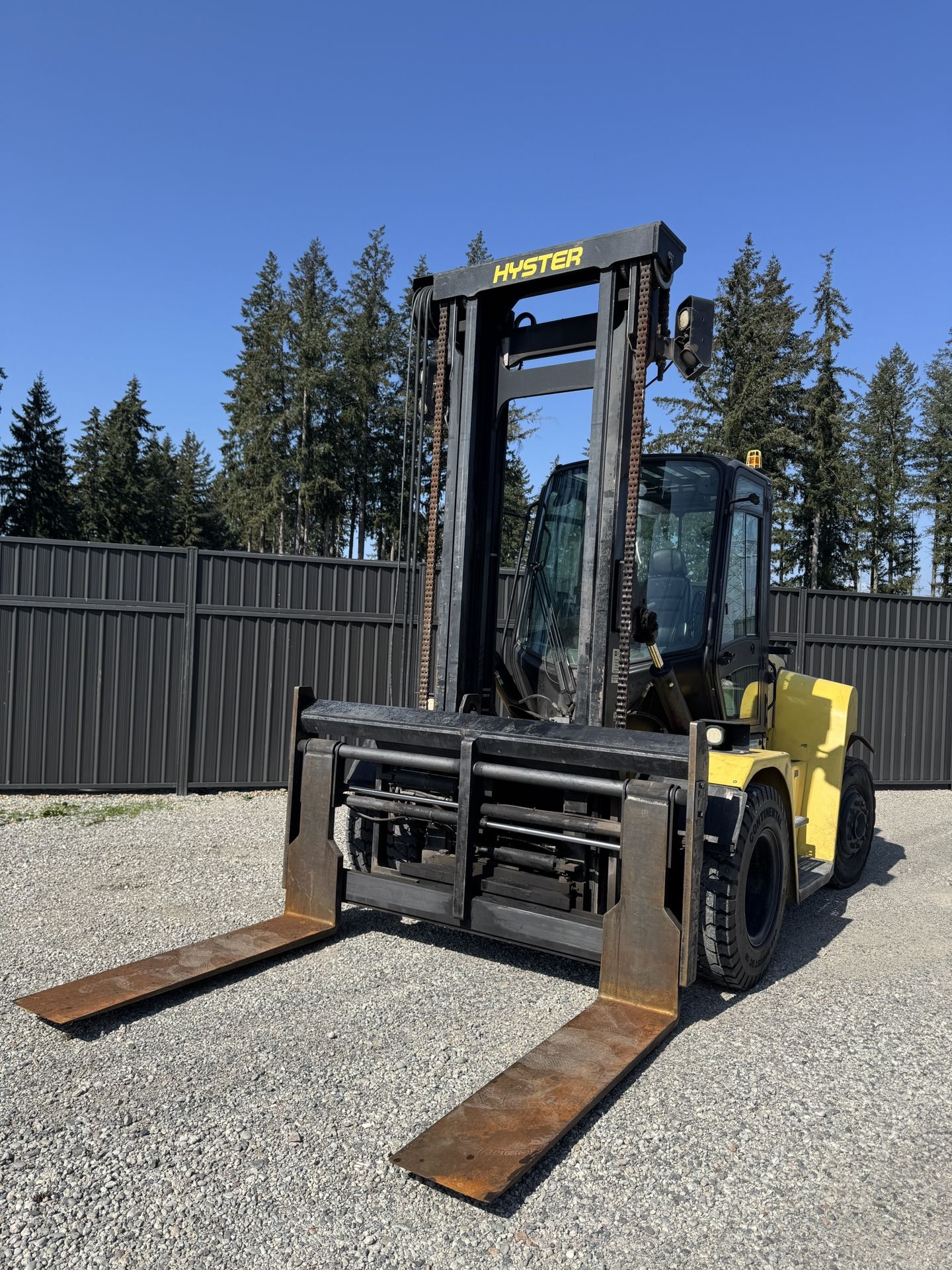 2019 Hyster H190HD2 Diesel Cummins Fully Loaded Enclosed Forklift