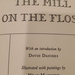 The Mill On The Floss 1963 George Elliottd