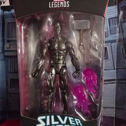 Marvel Legends Walgreens Exclusive Obsidian Silver Surfer With Mjolnir Action Figure New Fantastic Four Avengers The Fallen One Rare