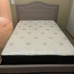 Full Size Bed Frame With Mattress 