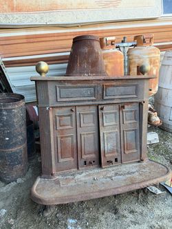 Antique Cast Iron Wood Stove