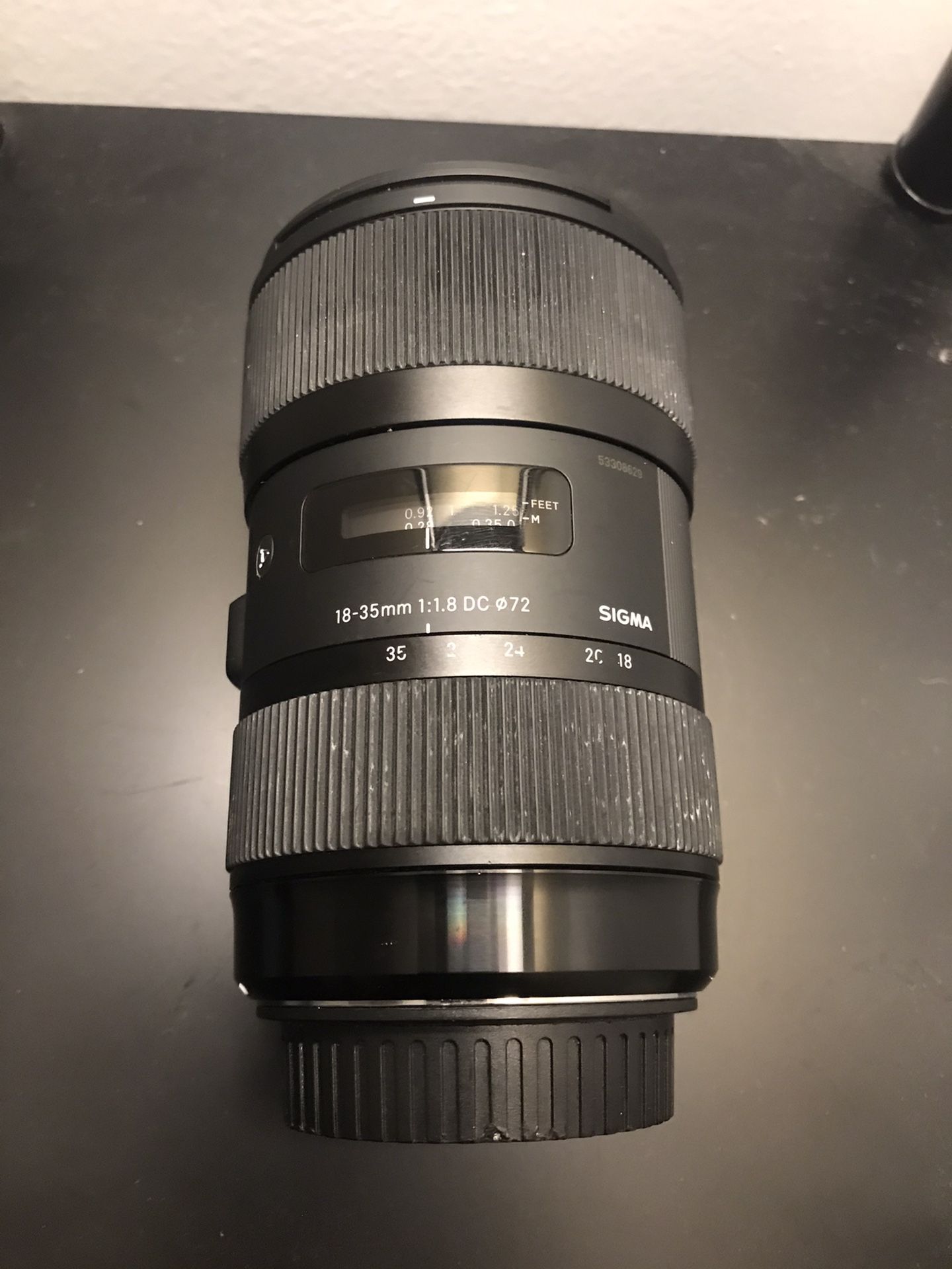 Sigma 18-35mm 1.8 with Dock (Canon)