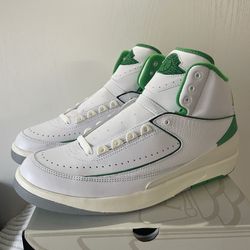 Jordan Retro 2 Lucky Green Size 11
